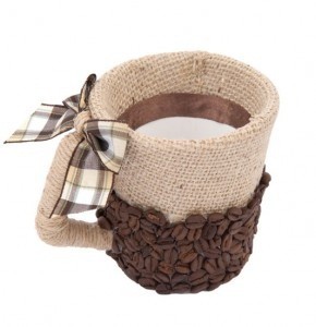 Украшаем кофейными зернами Украшаем кофейными зернами