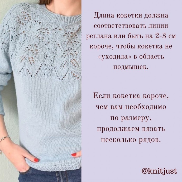 Джемпер с круглой кокеткой Джемпер с круглой кокеткой
