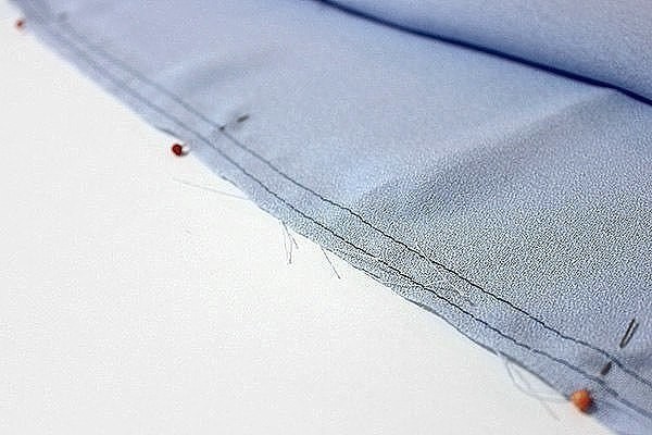 Как пришить оборки