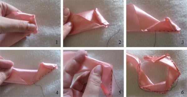 ​Технология вышивки лентами