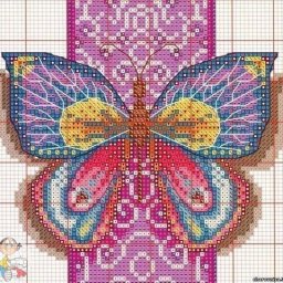 Вышиваем чудесных бабочек