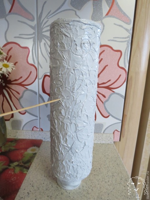 ​Декорируем вазу "Космическая фантазия": часть 1