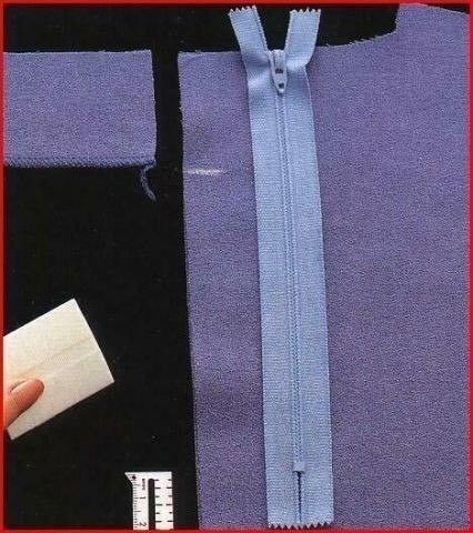 ​Как втачать "молнию" в шов