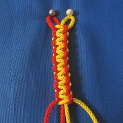 ​10 ажурных цепочек из 4-х нитей в технике макраме: часть 1