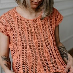 Ажурный узор дорожками