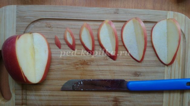 ​Фигурная нарезка из овощей и фруктов с фото для начинающих: часть 4