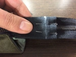 Как красиво запаковать конец молнии