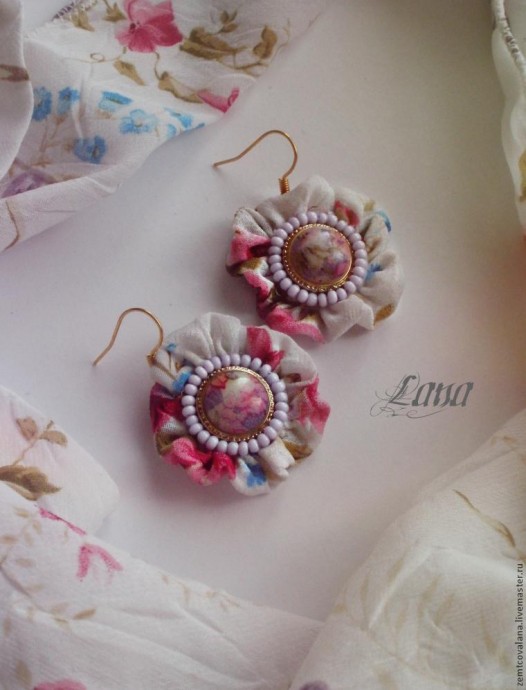 Серьги "Рассвет в Париже"