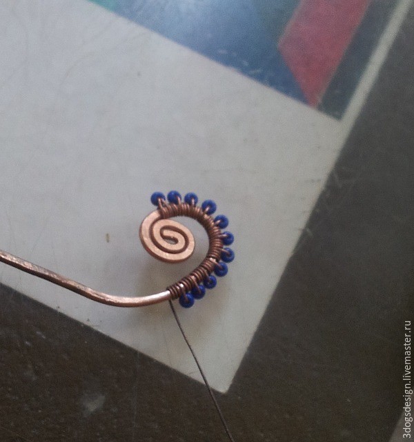 ​Wire wrap начинающим: простые, но эффектные серьги в стиле этно, часть 2
