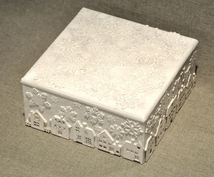 Декорируем деревянный короб для подарка: часть 1 Декорируем деревянный короб для подарка: часть 1