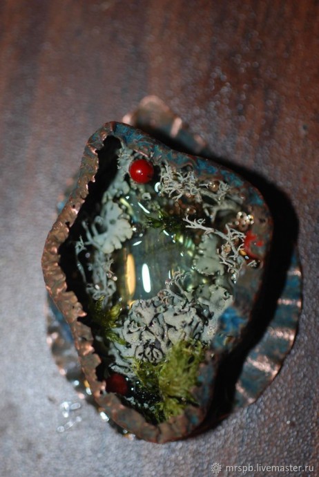 ​Делаем кулон из меди с заливкой ювелирной смолой: часть 2