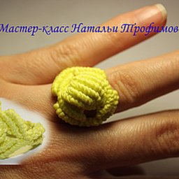 Кольцо в технике макраме: часть 2
