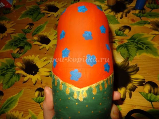 Роспись деревянной матрёшки: часть 2 Роспись деревянной матрёшки: часть 2