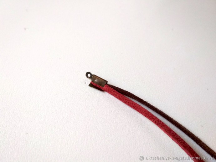 Кулон с осенним настроением "Рябиновая сказка": часть 2