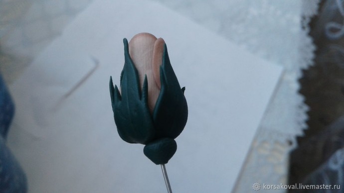 Создаем брошь "Букет двухцветных роз": часть 3 Создаем брошь "Букет двухцветных роз": часть 3