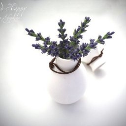 Лепим из полимерной глины веточки лаванды: часть 2