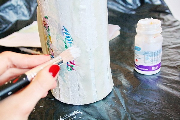 ​Преображаем пивную кружку в чудесную вазочку: часть 2