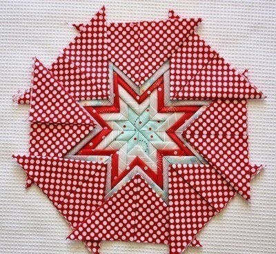 ​Салфетка в технике лоскутного шитья: мастер-класс