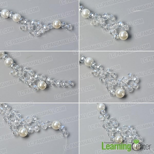 Серебристое колье