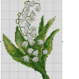 Вышиваем ландыши