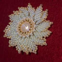 Создаём брошь-подвеску "Солнечный цветочек": часть 2