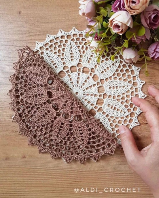 Салфетка крючком