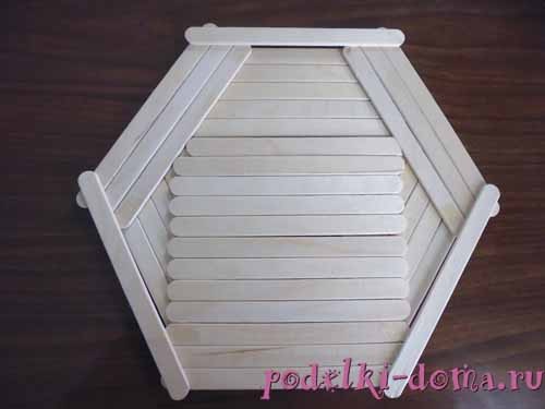 Шкатулка из палочек от мороженного Шкатулка из палочек от мороженного