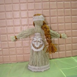 ​Сувенирная кукла из шпагата: часть 2