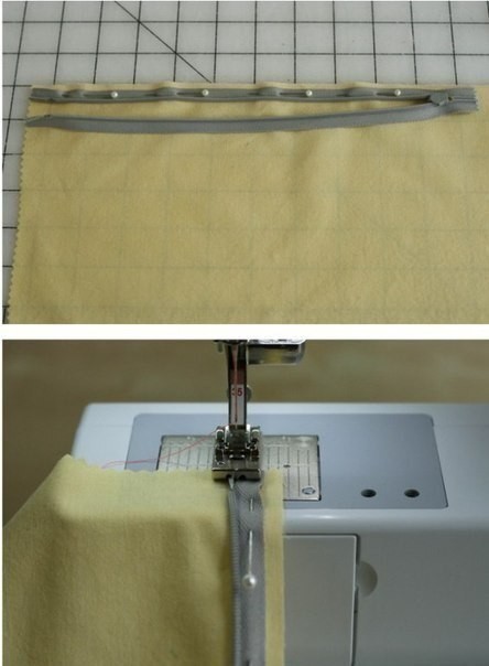 Вшиваем потайную молнию