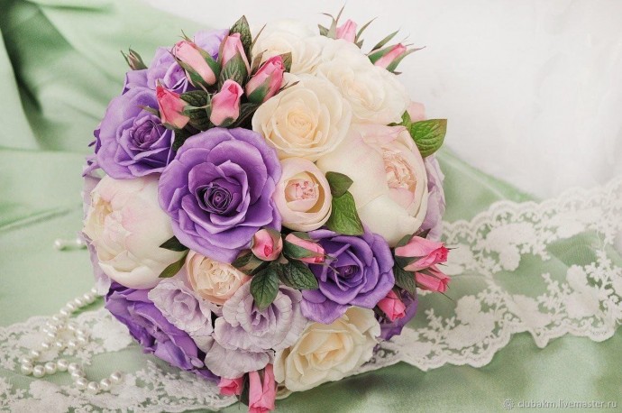 ​Чарующие букеты из фоамирана