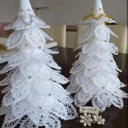 Чудесные белоснежные ёлочки