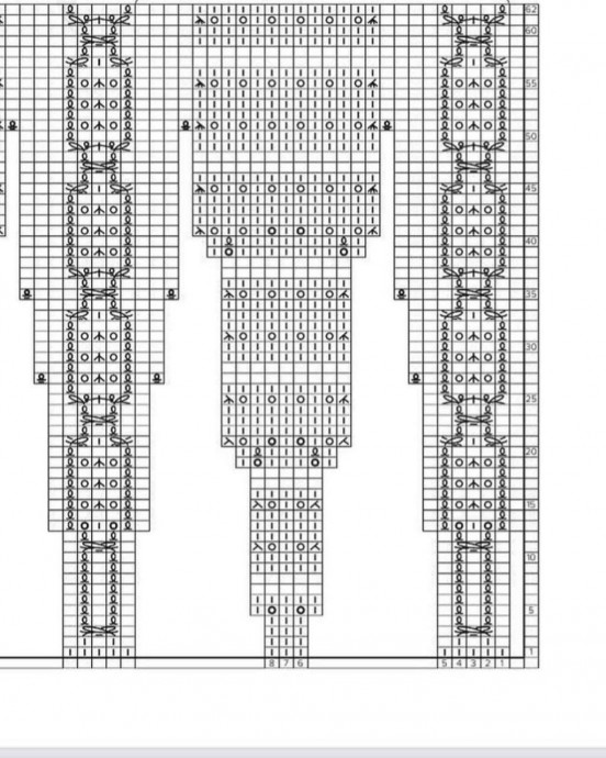 ​Футболка с ажурной кокеткой спицами