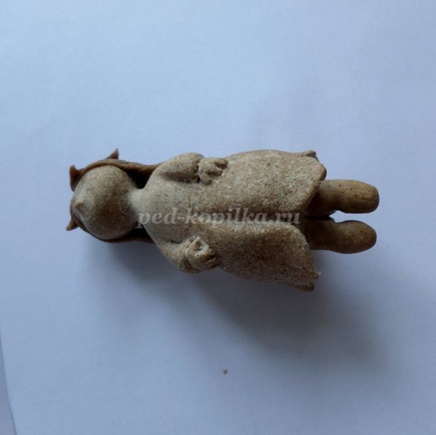 Ёлочная игрушка "Дюймовочка из опилок": часть 3 Ёлочная игрушка "Дюймовочка из опилок": часть 3