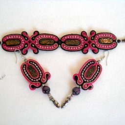 Сутажные серьги "Ромашки по-восточному": мастер-класс, часть 3