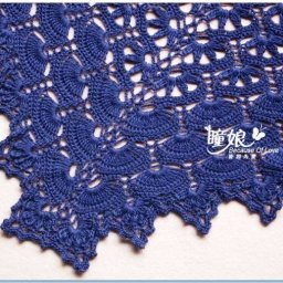 ​Шаль с невероятно красивым узором