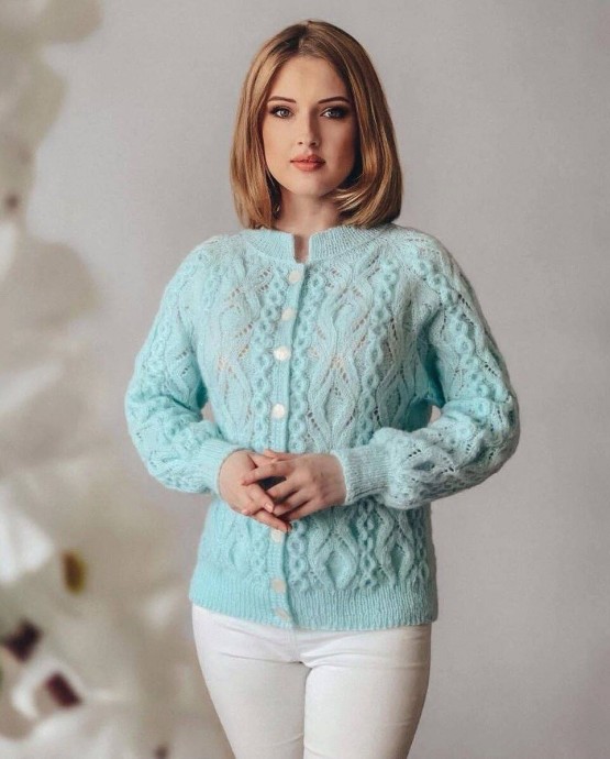 Схема узора для жакета