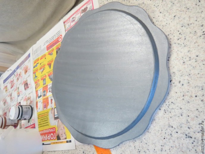 Создание "кожаных" настенных часов: часть 1