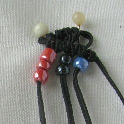 ​10 плетёных цепочек с бисером в технике макраме: часть 3