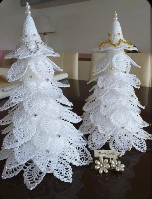 Чудесные белоснежные ёлочки Чудесные белоснежные ёлочки