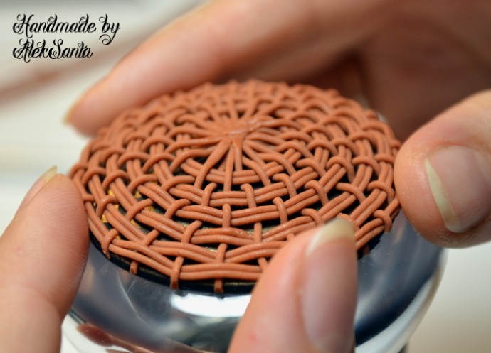 Круговое плетение из полимерной глины: часть 3