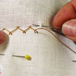 Обмёточные ручные швы для швейной заметочки