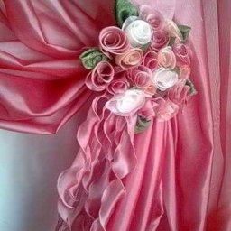 ​Роза из ткани