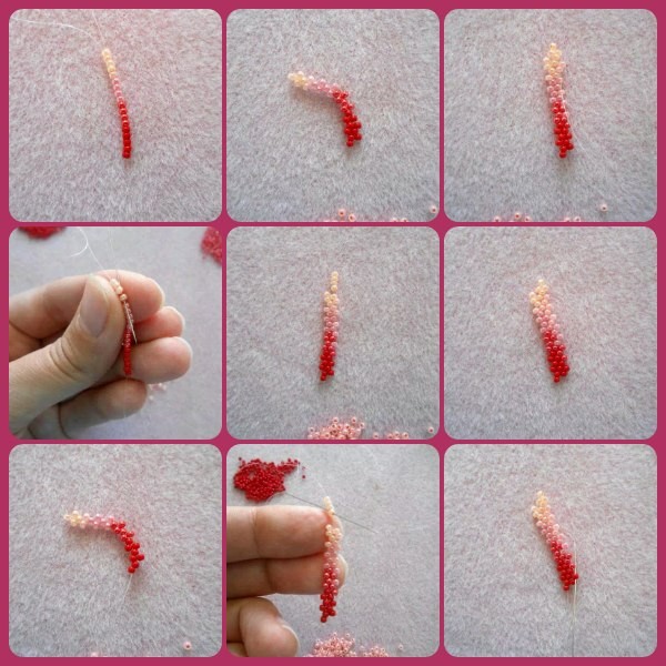 Цветы из бисера