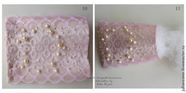 Изготовление подушечки для колец