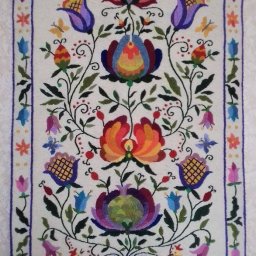 Мастер-класс по созданию вышитого панно "Вальс цветов": часть 1