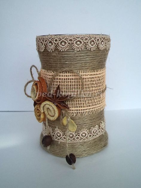 ​Подставка для канцелярских принадлежностей своими руками: мастер-класс, часть 2