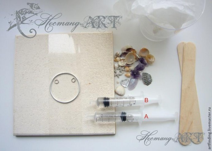 Делаем летний кулон: часть 1