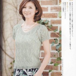 Фисташковый топ спицами