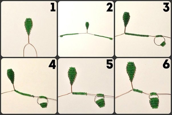 Бонсай "Рябина" из бисера и рубки Бонсай "Рябина" из бисера и рубки