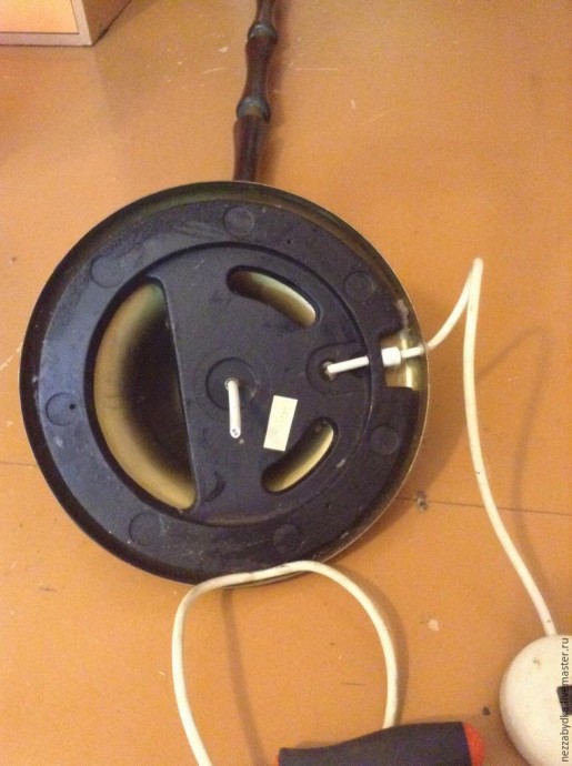 Мастерим торшер в стиле шебби шик: часть 1